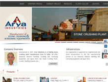 Tablet Screenshot of jayaryajawcrusher.com
